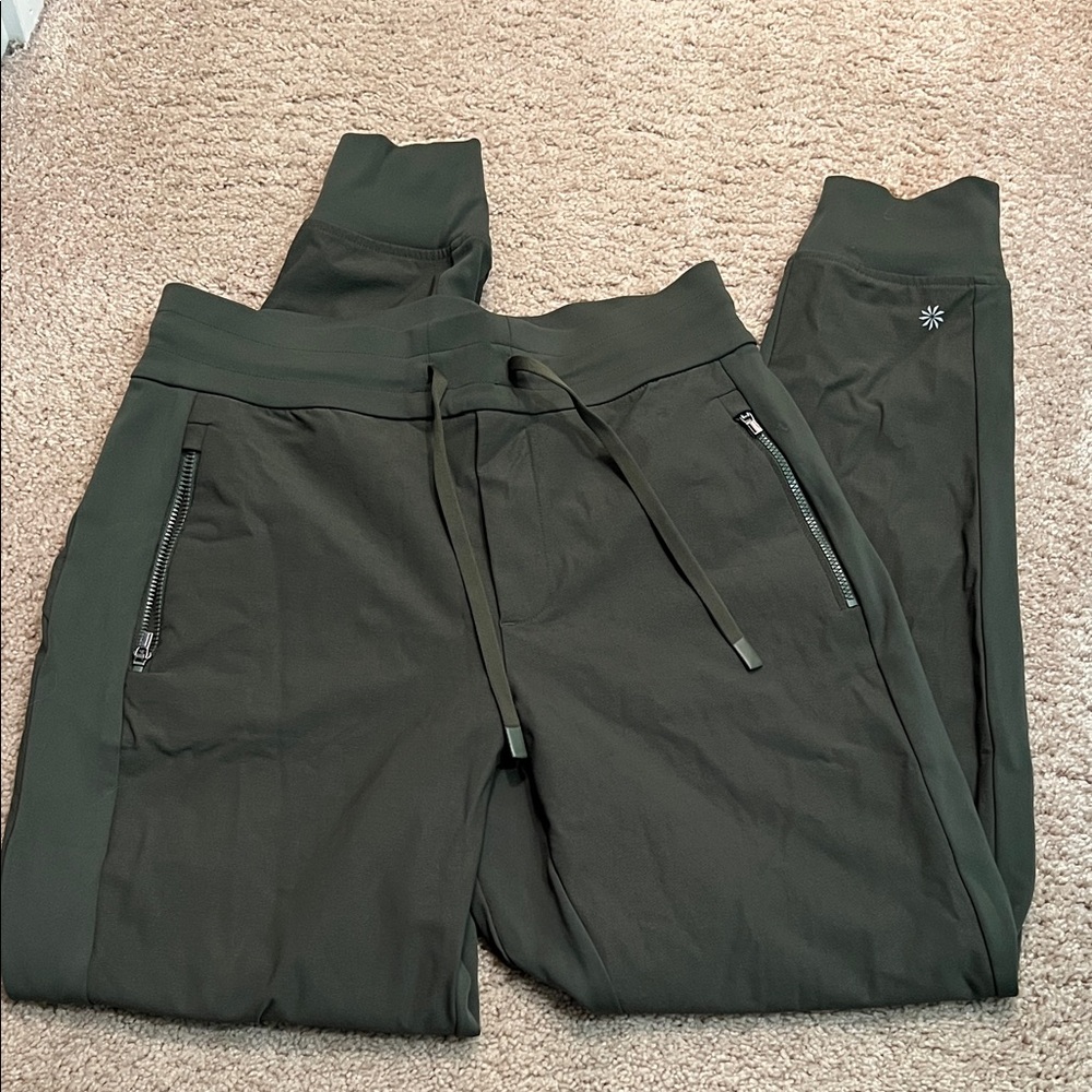 Athleta Olive Green Joggers size 4